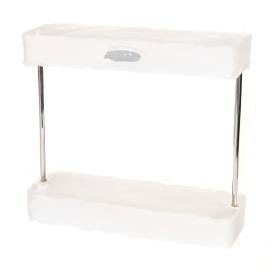 étagères de rangement pour cuisine et salle de bain 2 étages - منظم أغراض في الحمام أو المطبخ