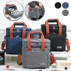 Sacs à lunch croisés à double couche de grande capacité – حقيبة حفظ الطعام