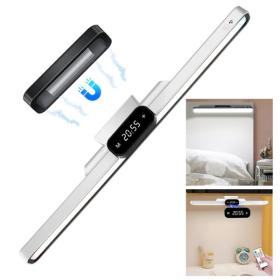 Barre lumineuse LED rechargeable tactile avec 3 modes de couleurs et minuterie – مصباح مغناطيسي قابل للتثبيت في عدة أماكن