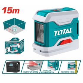 TOTAL Balance laser 15 mètres deux lignes TLL156506 – مقياس ليزر بخطين أصلي
